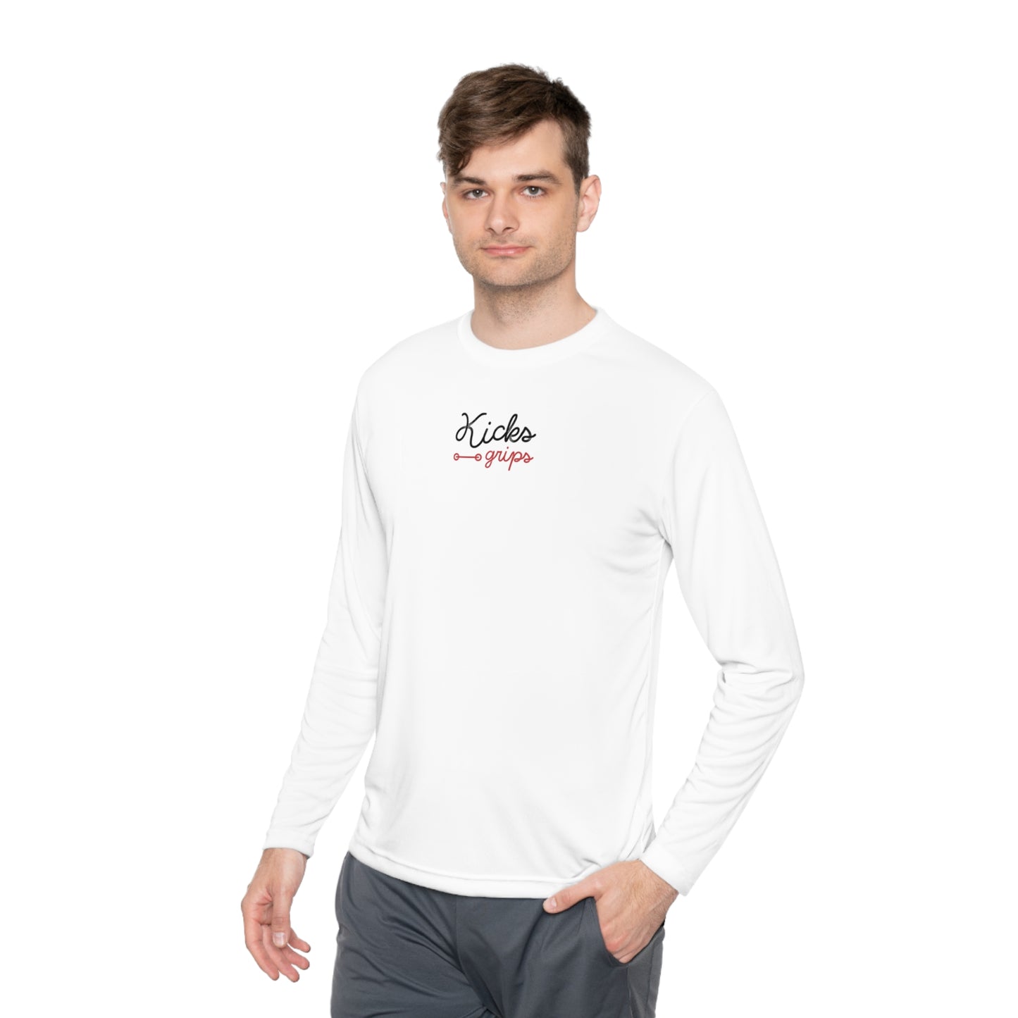 Kicks Grips Court Classic Moisture-Wicking Long Sleeve Tee