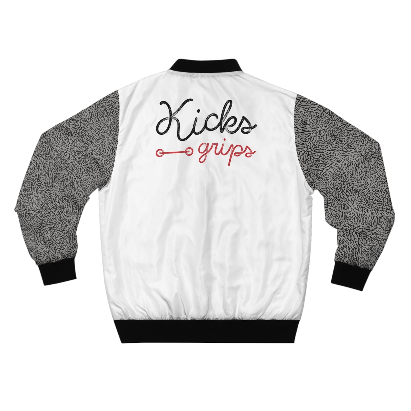 Kicks Grips Court Classic Bomber Jacket White/Cement