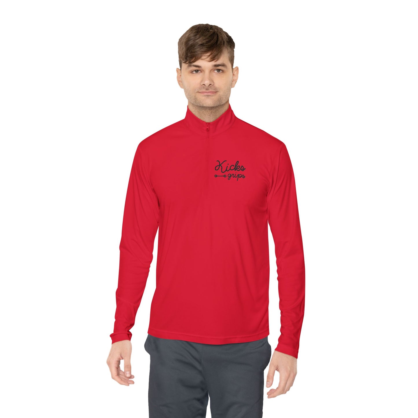 Copy of Kicks Grips Court Classic Quarter-Zip Black/Red/White