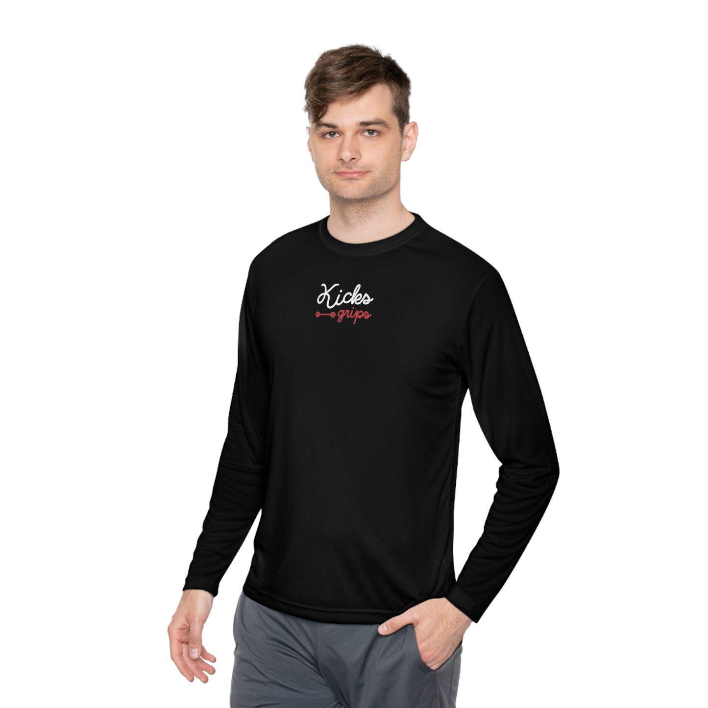 Kicks Grips Court Classic Moisture-Wicking Long Sleeve Tee