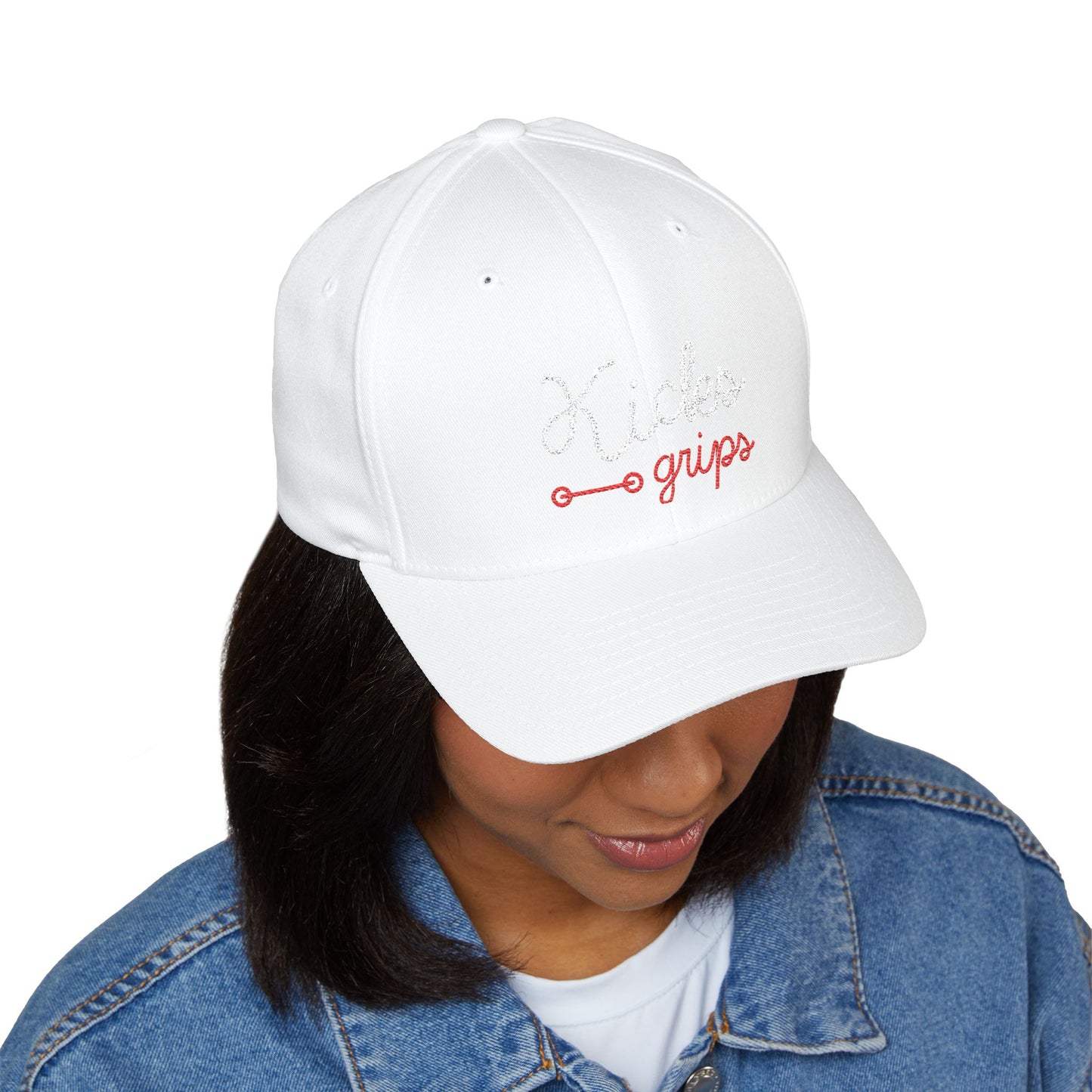Kids Grips Embroidered Cap - Stylish Closed-Back Hat for Children