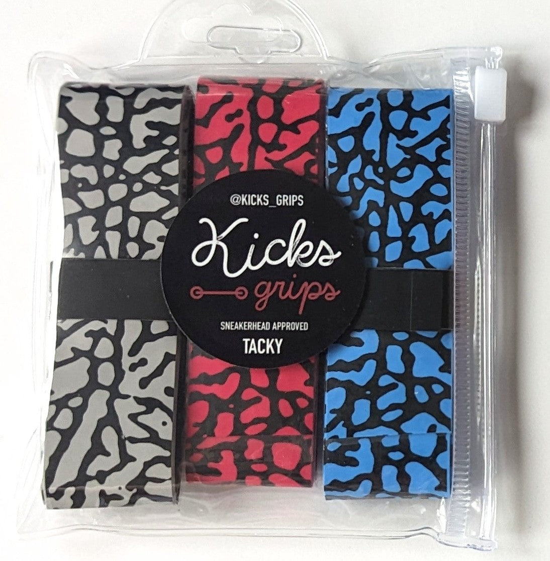 Kicks Grips Elephant Print Overgrip (3-Pack)