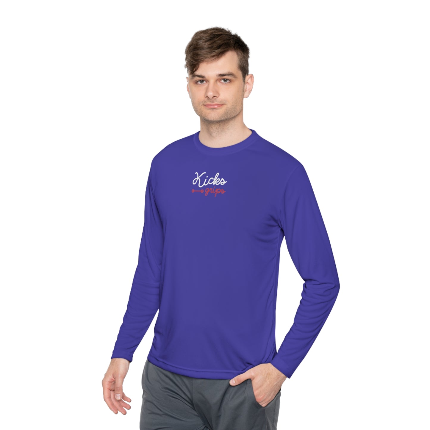Kicks Grips Court Classic Moisture-Wicking Long Sleeve Tee