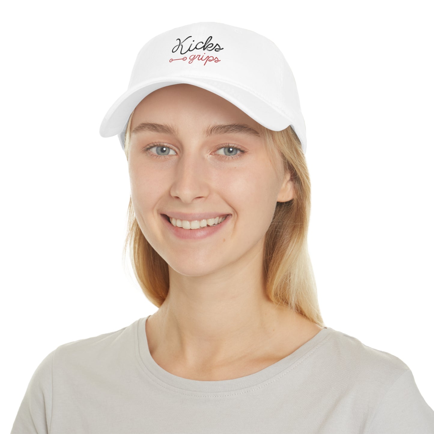 Kicks Grips Court Classic Baseball Hat Red