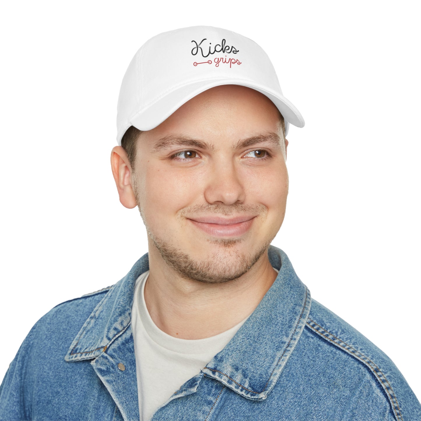 Kicks Grips Court Classic Baseball Hat Red