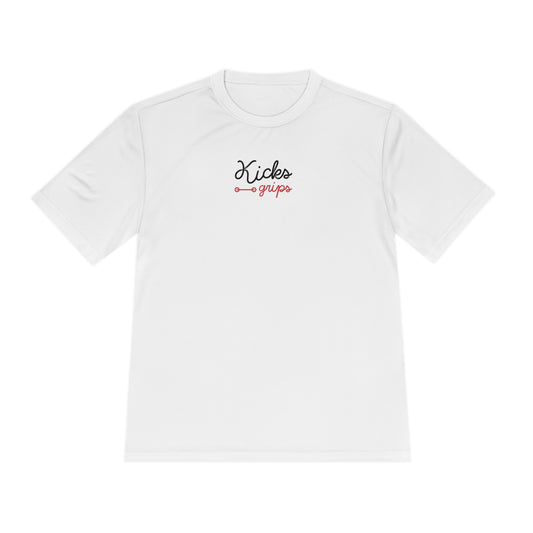 Kicks Grips Court Classic Moisture Wicking Tee Red