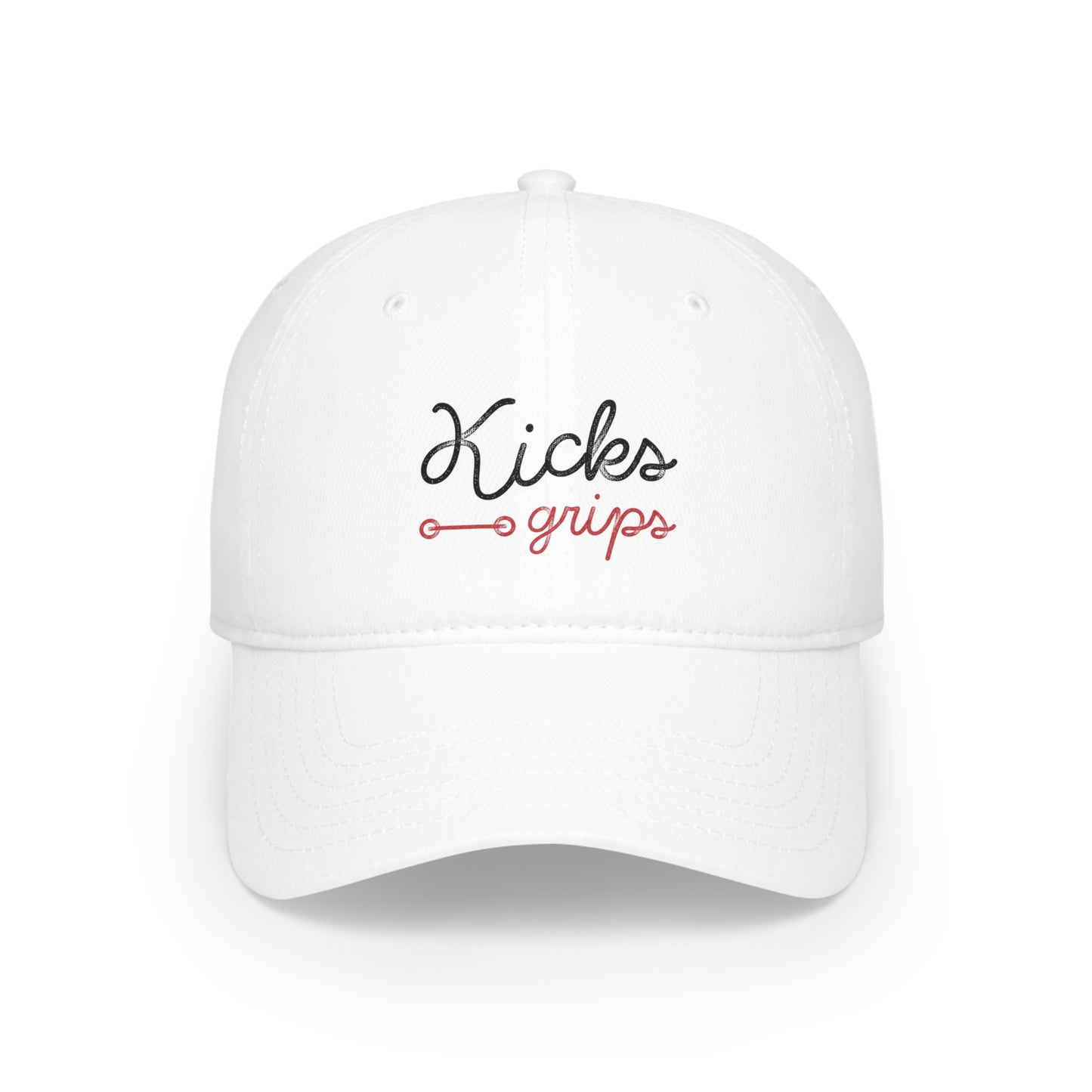 Kicks Grips Court Classic Baseball Hat Red