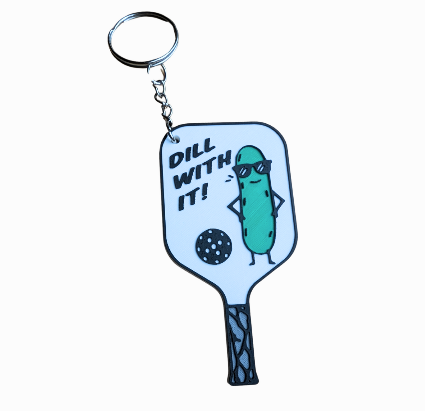 Pickleball Keychain by Kicks Grips