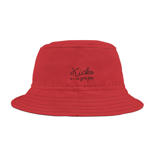 Kicks Grips Court Classic Bucket Hat White