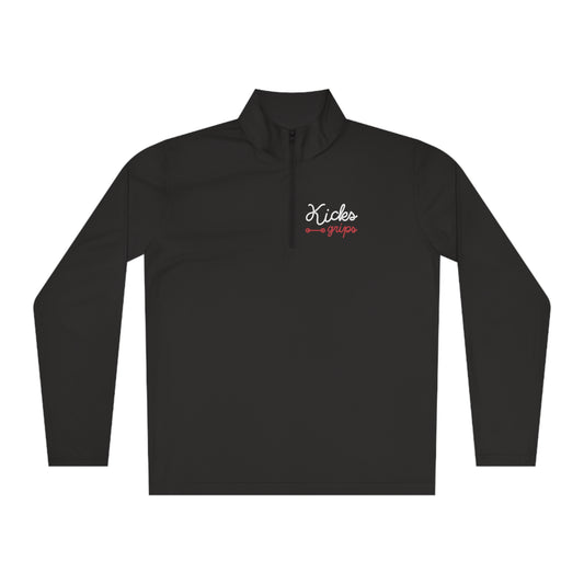 Kicks Grips Court Classic Quarter-Zip Black/Red/White