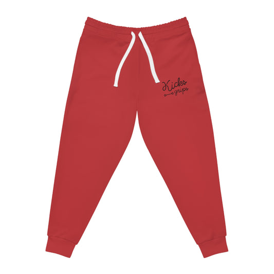Kicks Grips Court Classic Joggers Red/Black