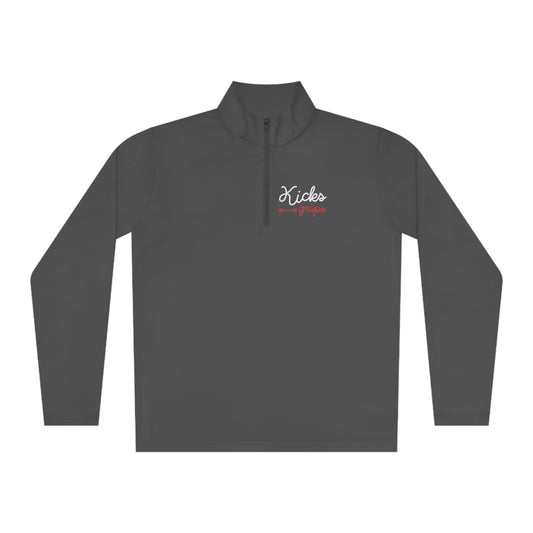 Kicks Grips Court Classic Quarter-Zip Grey