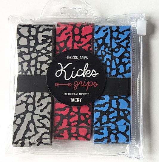 Kicks Grips Elephant Print Overgrip (3-Pack)