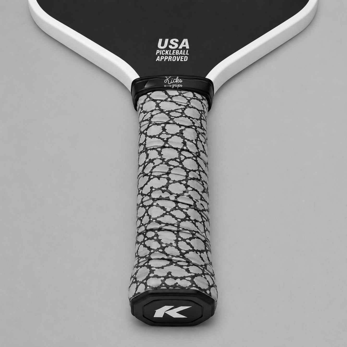 Pickleball/Tennis Overgrip Grip Tape from Kicks Grips - Elephant Print (3-Pack)